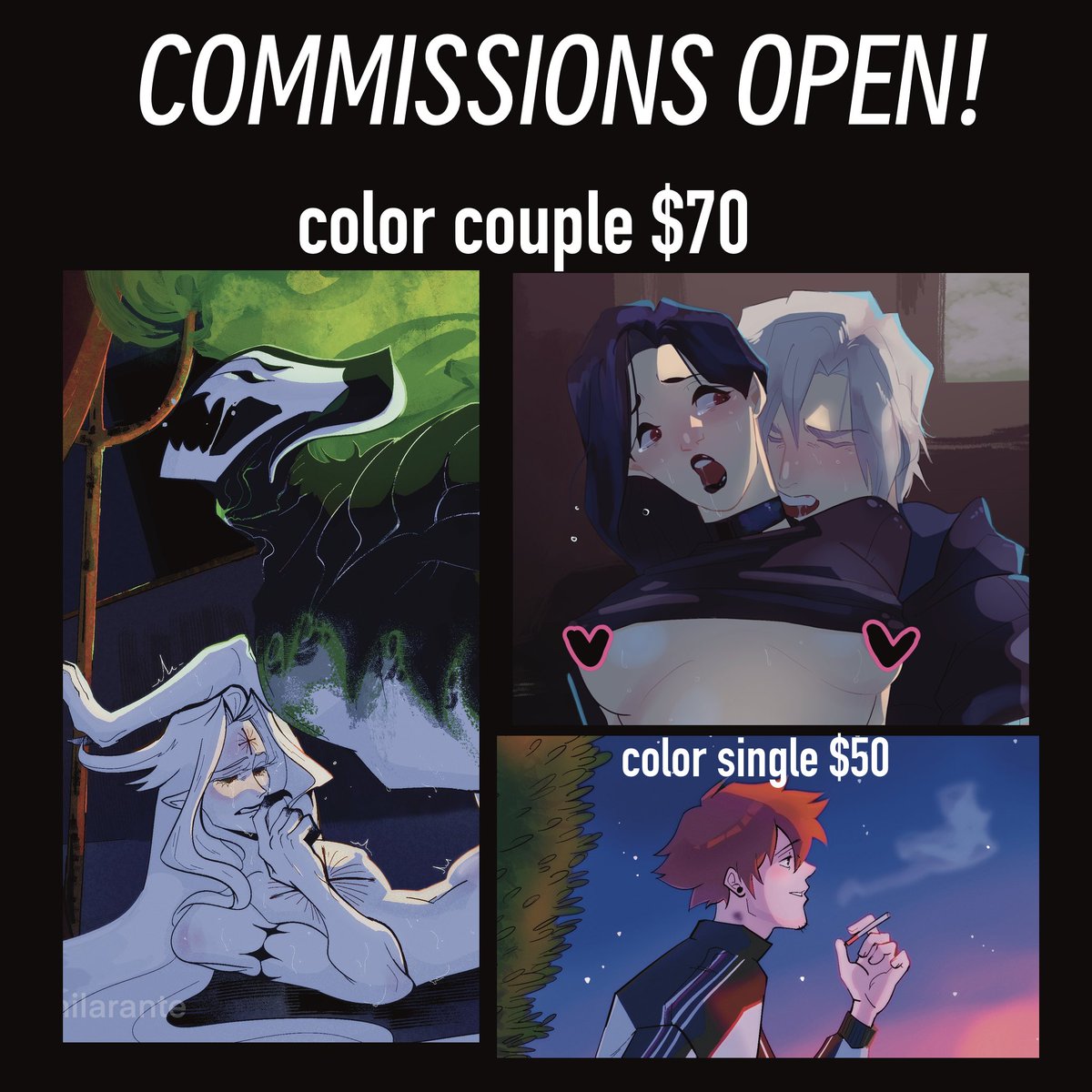 guerrahilarante's tweet photo. COMMISSIONS OPEN!!! thanks you so much for your support! https://t.co/uSkxR5CObx