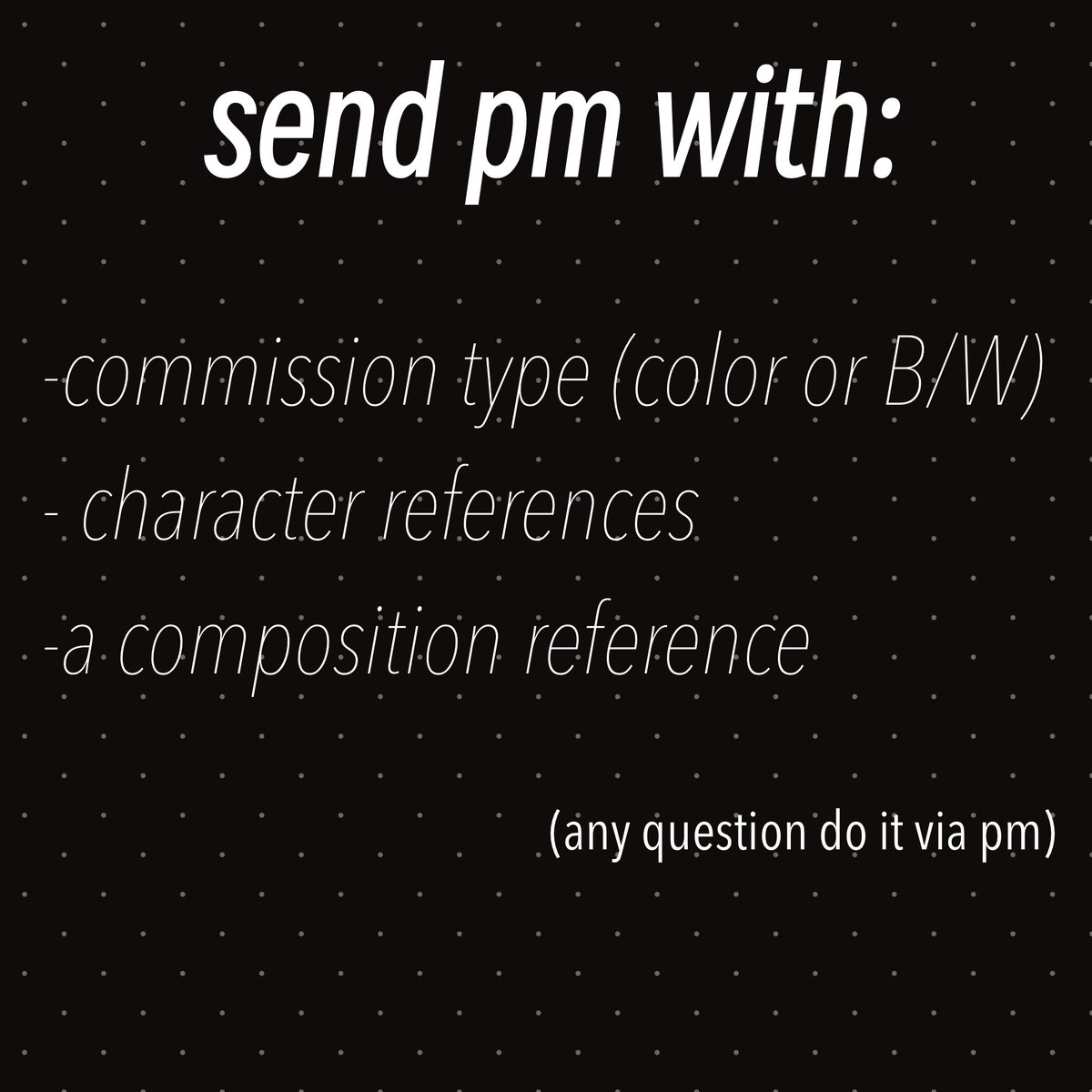 guerrahilarante's tweet photo. COMMISSIONS OPEN!!! thanks you so much for your support! https://t.co/uSkxR5CObx