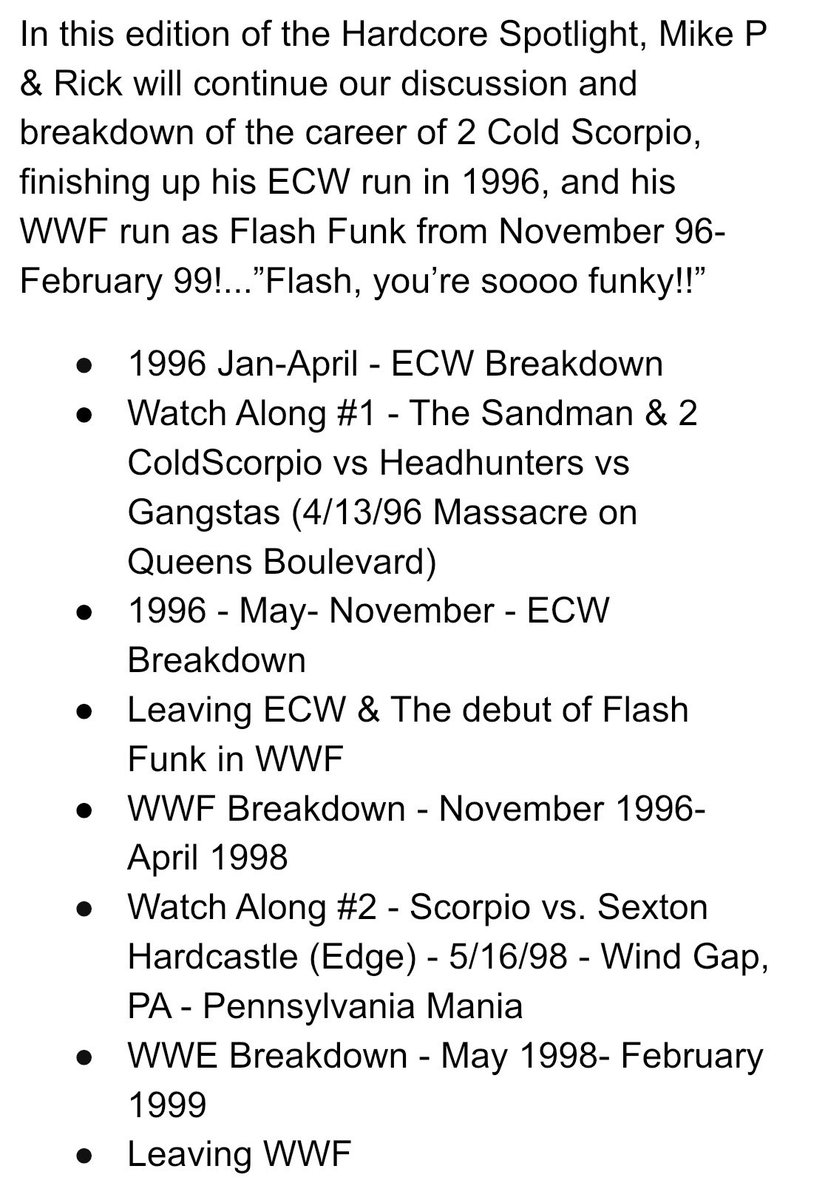 Extreme ECW Live Cast tweet media