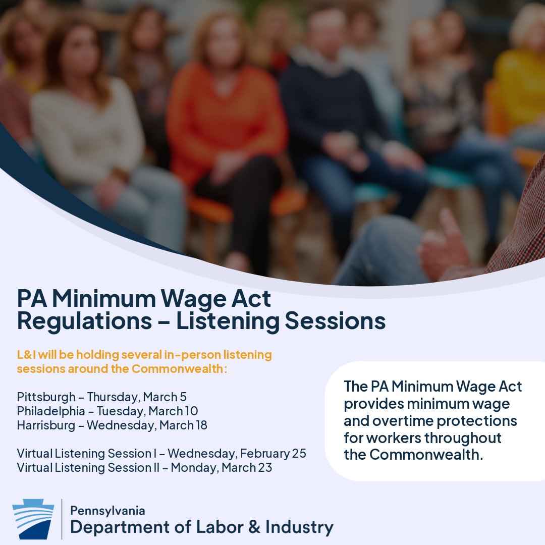 PA Department of Labor & Industry tweet media