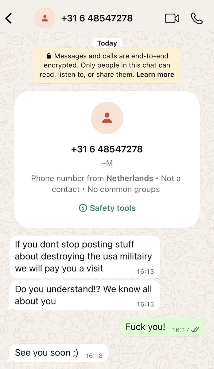 They are now making death threats in order to silence us.