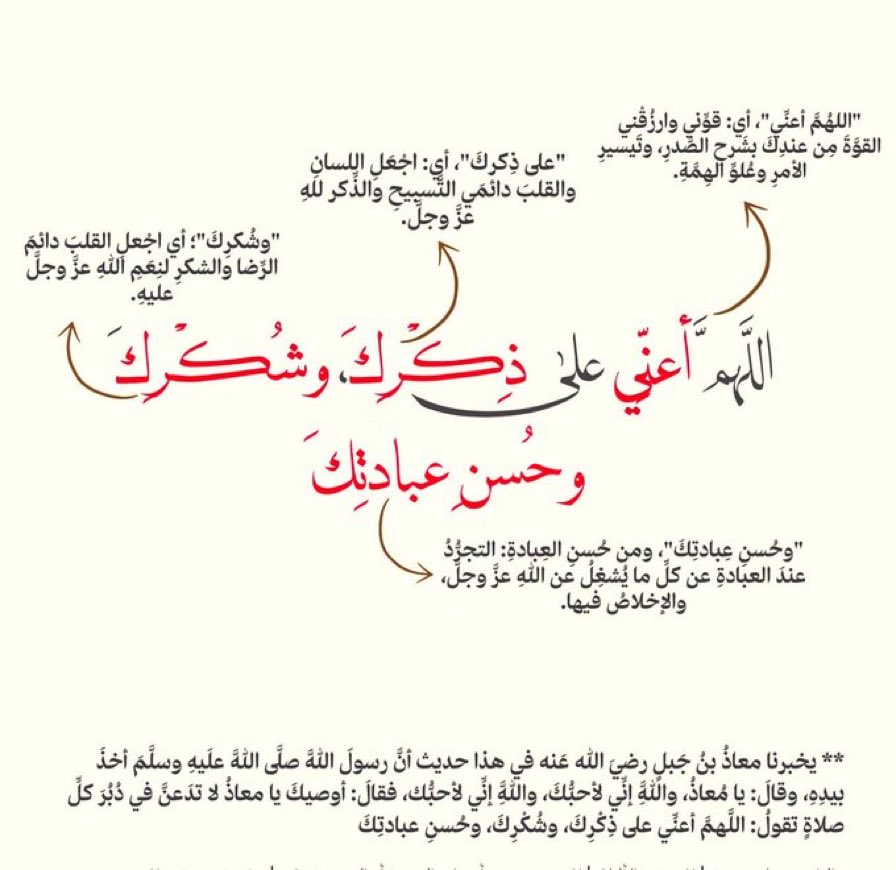 وصية رمضان . عليكم بهالدعاء

اللهم أعني علي ذكرك 
وشكرك وحسن عبادتك