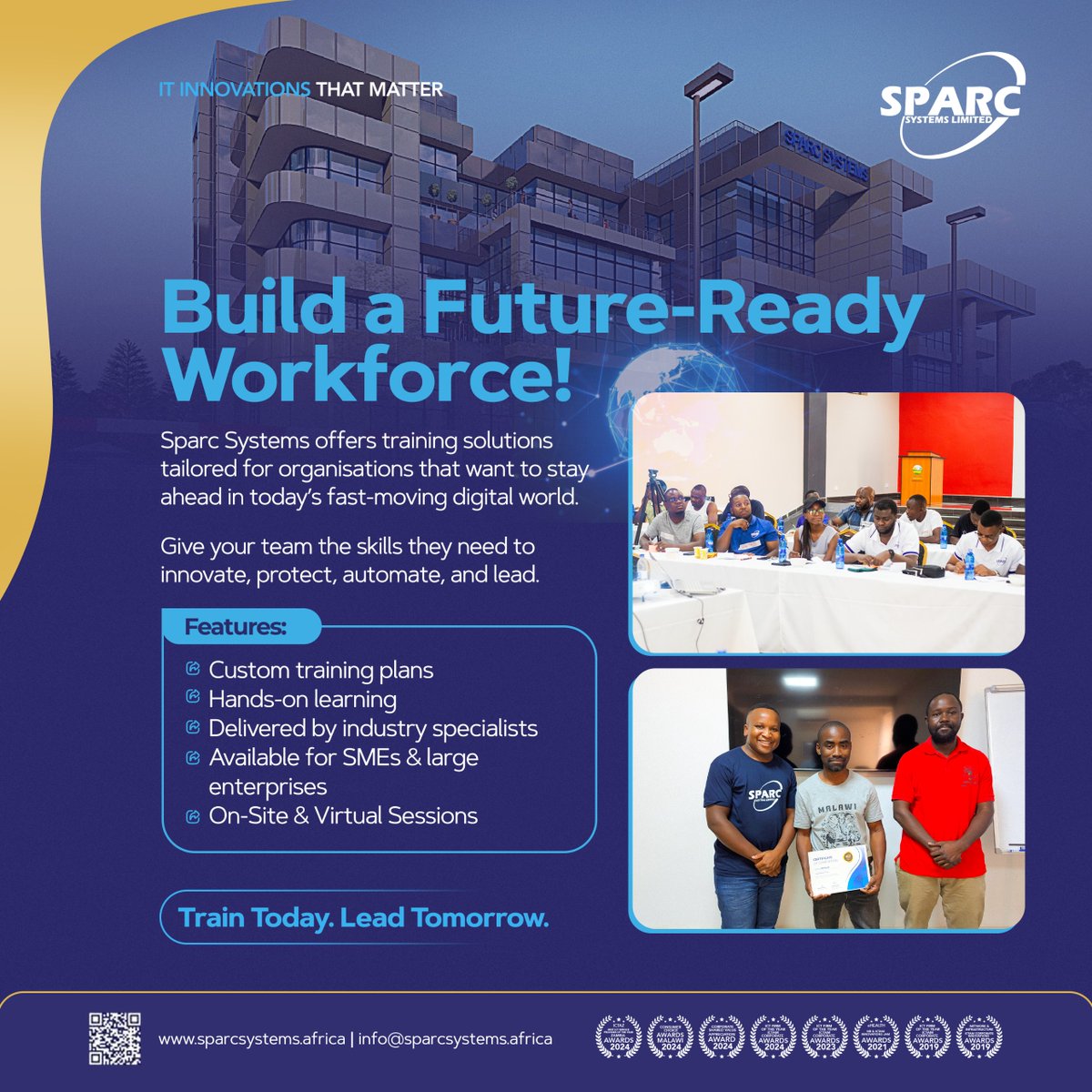 sparcsys's tweet photo. In todayโs fast-evolving digital landscape, staying ahead requires more than just technology โ it demands the right skills to innovate, secure, and lead with confidence.
๐ฉ Get in touch: info@sparcsystems.africa
#sparcsystemslimited
#sparcafrica
#sparctraining https://t.co/YOFqHa8gYU