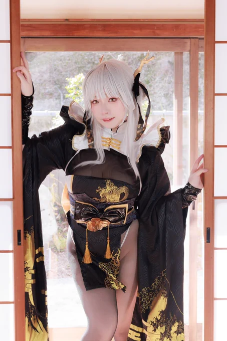 勝利の女神NIKKE ブランホワイトラビット スタジオ: #丹波の古民家ましろ Photo #NIKKEcosplay