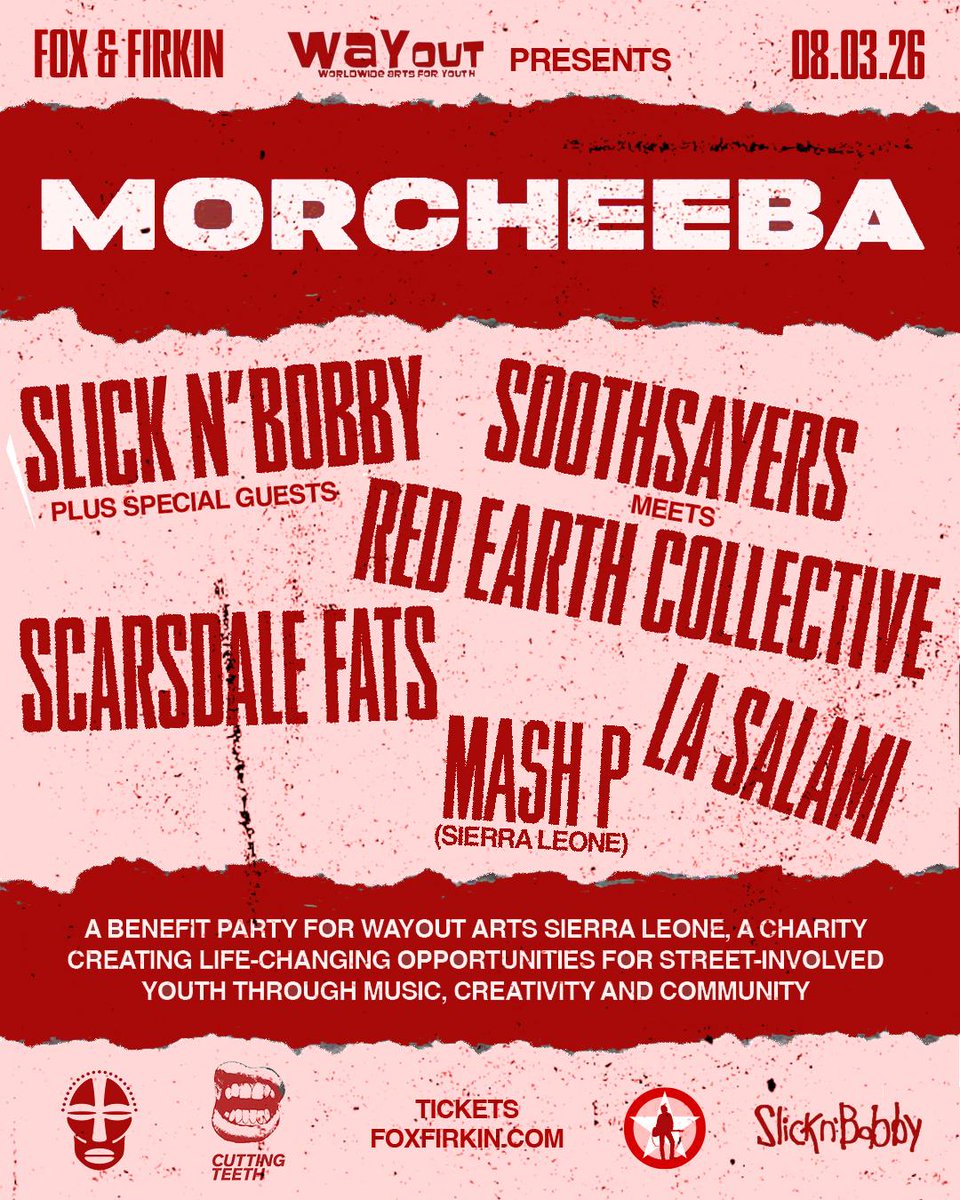 Come and join us for a fantastic day and in support of a wonderful cause - tickets @ foxfirkin.com 

#wayoutarts #sierraleone #morcheeba