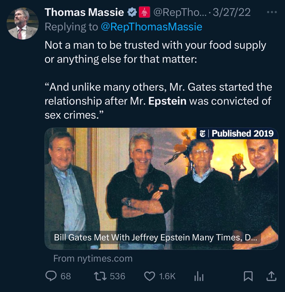 Thomas Massie tweet media