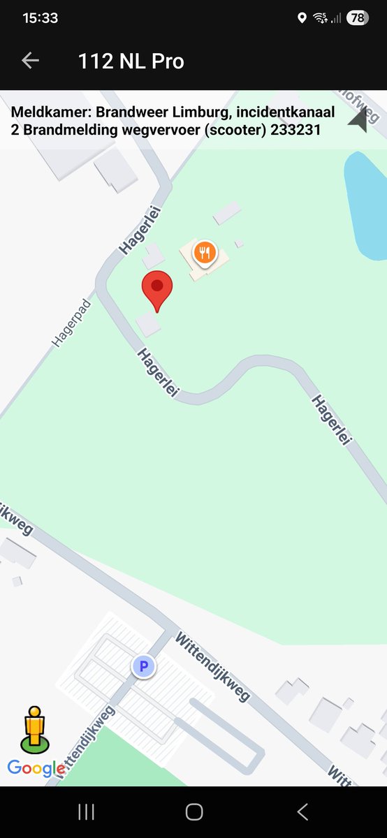 Brandmelding wegvervoer (scooter) in Venlo