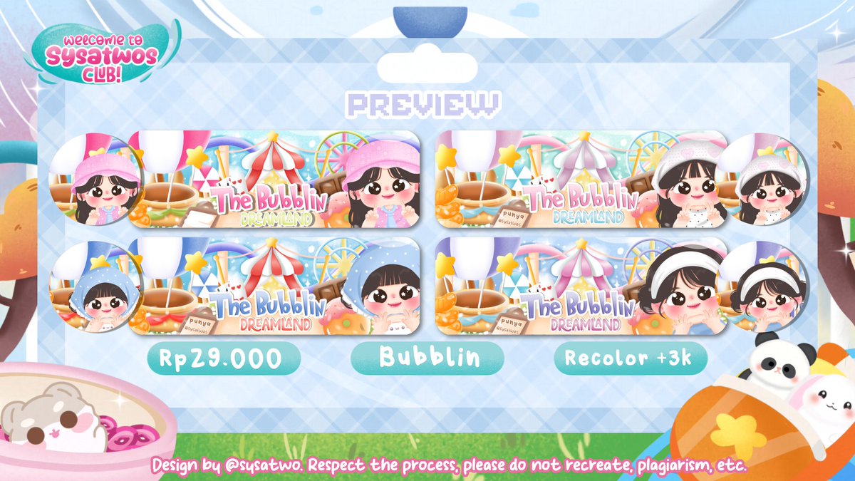 sysatwos's tweet image. help repost? maaciiiii

aku bawa si gembrot varian baru nihhh, jajan yuksss lesgow habiskannn teman teman. order ke wassap yahh, janlup baca alt.

#zonauang