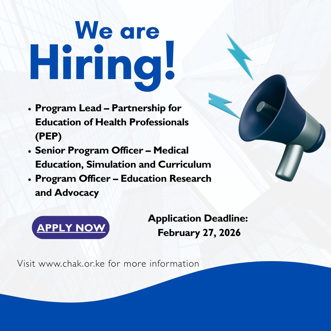 CHRISTIAN HEALTH ASSOCIATION OF KENYA tweet media