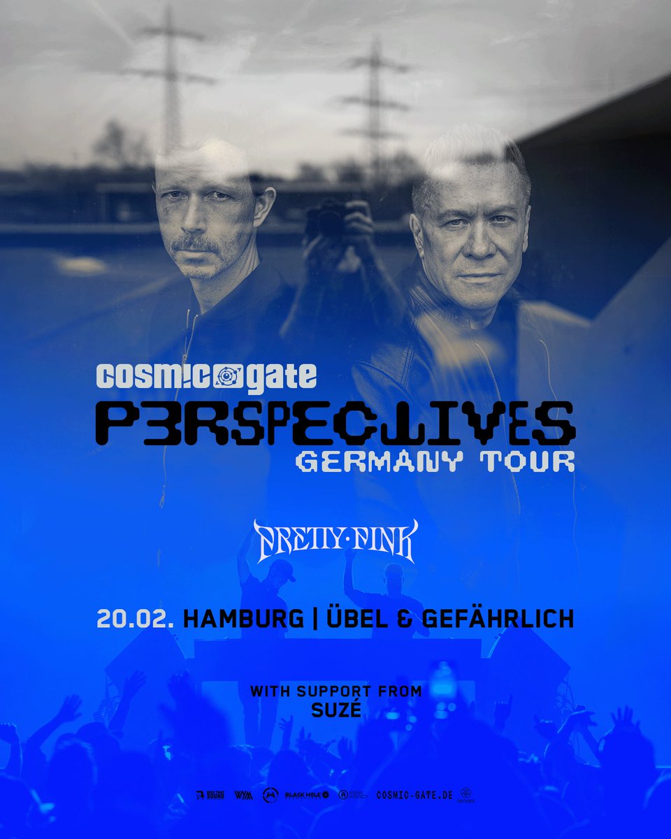 cosmicgate's tweet photo. Hamburg 🇩🇪 wir sehen uns im Uebel &amp; Gefährlich diesen Freitag, 20. Februar. #perspectives Special Guest @prettypinkmusic und Support von Suze 

Wir freuen uns riesig auf euch! 
Tickets https://t.co/NjXOOxZKWW https://t.co/gwqvR38YeS