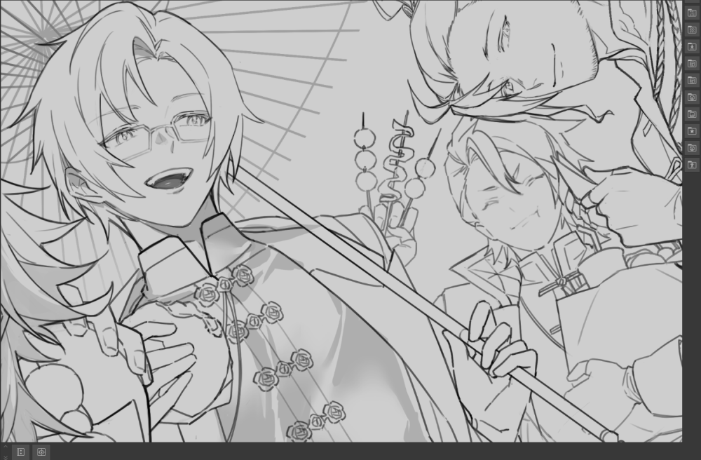 hang onn I'm astral projecting to the collab cafe 🏃 (WIP)