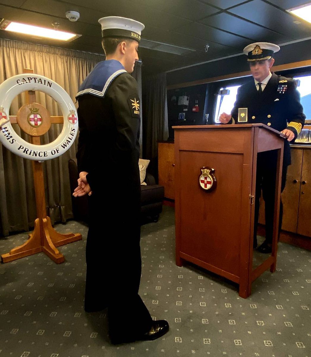 HMS Prince of Wales tweet media