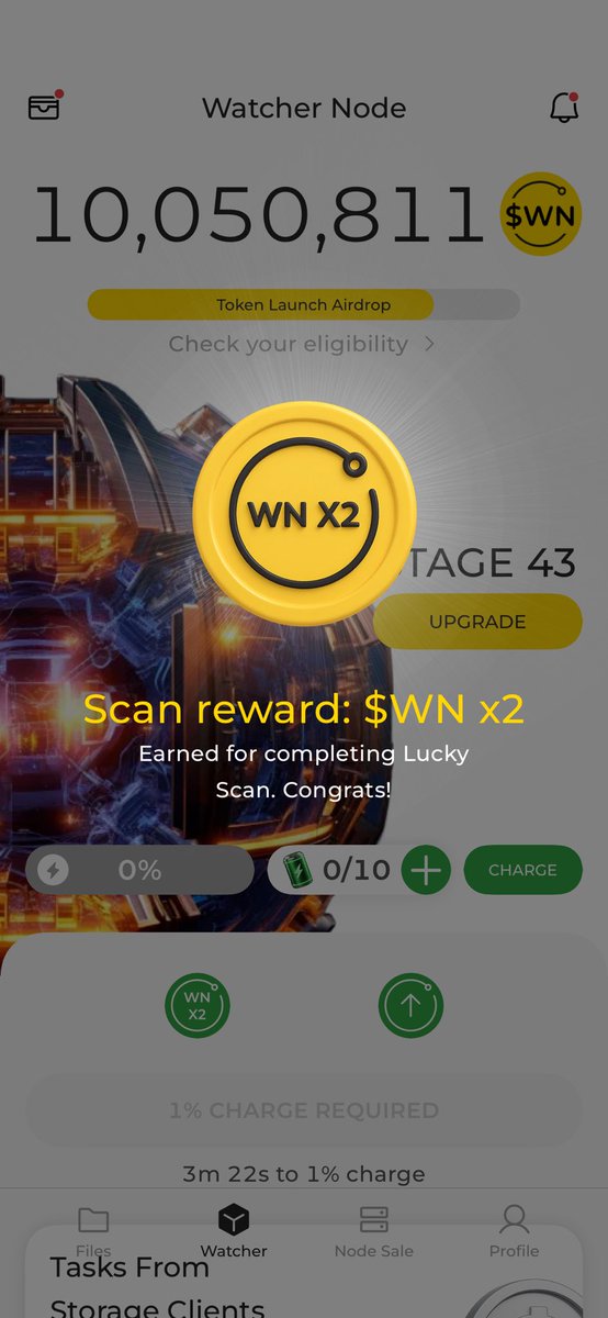 KevinJarvis62's tweet photo. 🚀 Big win on DeNet! My Watcher Node has just detected a file ready for extra copies in the DeNet Storage network, earning me some token rewards!

📱💰 Join with my link and start earning:
https://t.co/VnMM3E5qGh

Enter my code: 0xe4296a689ce27b6a0153cc4acccb292577eed46e https://t.co/LU6sGHcp4L