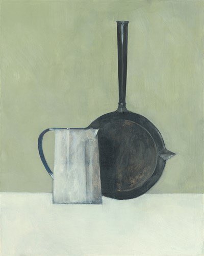 ArtGuideAlex's tweet photo. Frying Pan and Jug #ChrisWelsh #PancakeDay https://t.co/m6gjygxaGG