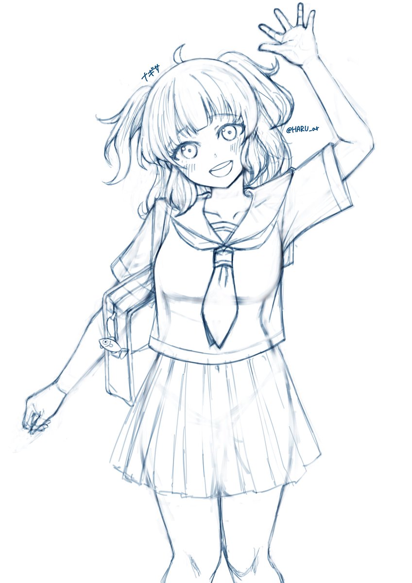 寒い冬こそ、セーラー！！セーラーは健康に良い！！な、蓮台寺ナギサ(大遅刻)　#駅メモファンアート