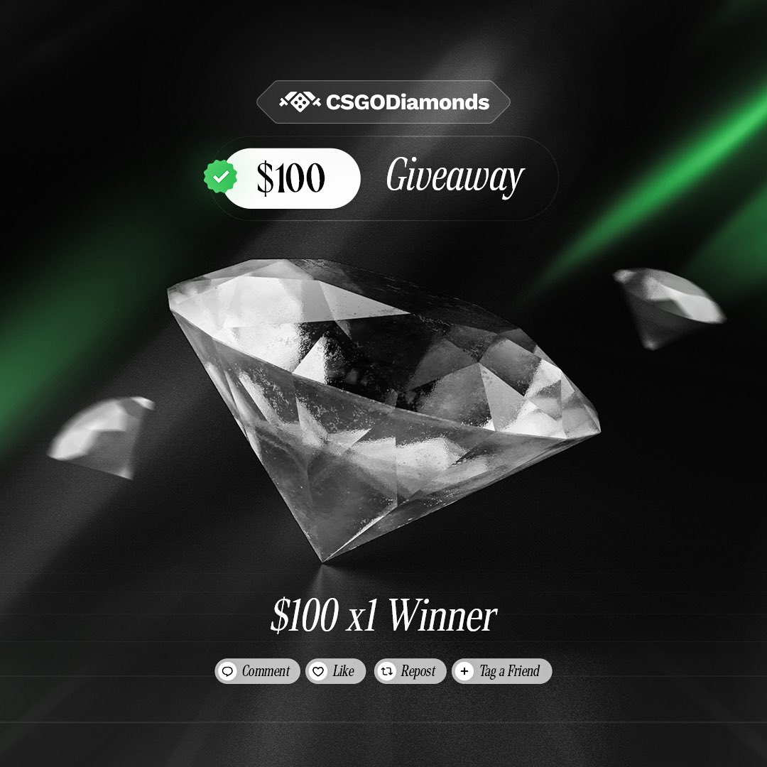 🎁$100 Giveaway to celebrate the launch of <a href="/csgodiamondscom/">CSGODiamonds</a> 🎁

✅ Follow <a href="/csgodiamondscom/">CSGODiamonds</a> &amp; <a href="/soulstealer_hs/">Soulstealer🇧🇬</a>
✅ Like, Retweet and Tag 1 friend

Winner drawn in 10 days, good luck 🥰