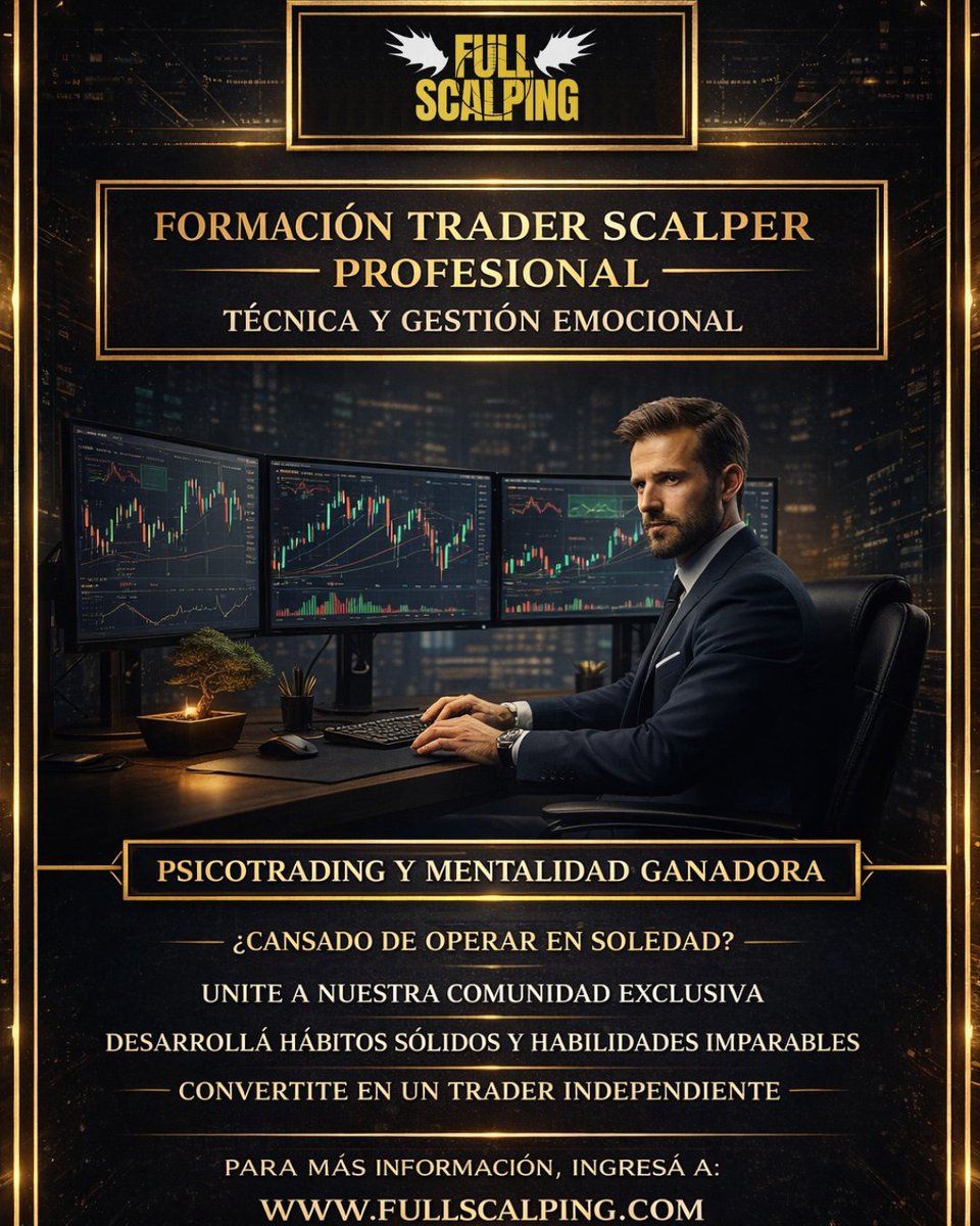 La rentabilidad no está en el indicador más caro, sino en el control de tus emociones. En Full Scalping, combinamos la formación técnica con el Psicotrading de alto rendimiento.

👉 Ingresá a fullscalping.com para dar el salto profesional.