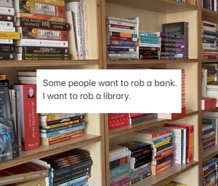 I want to rob a library