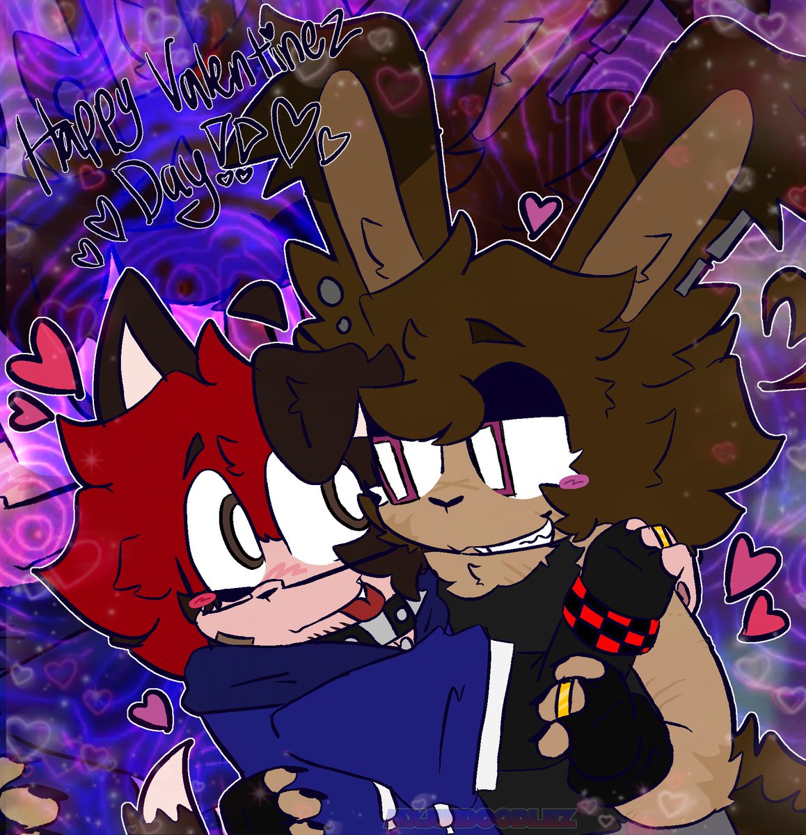 completely forgot to post stuff for valetinez day , whoopz !!!

go art i made for my husband ( haii <a href="/RISTAR_BRAINROT/">⬦THE DUKE⬦</a> hello :3 ❤️ ) !!!