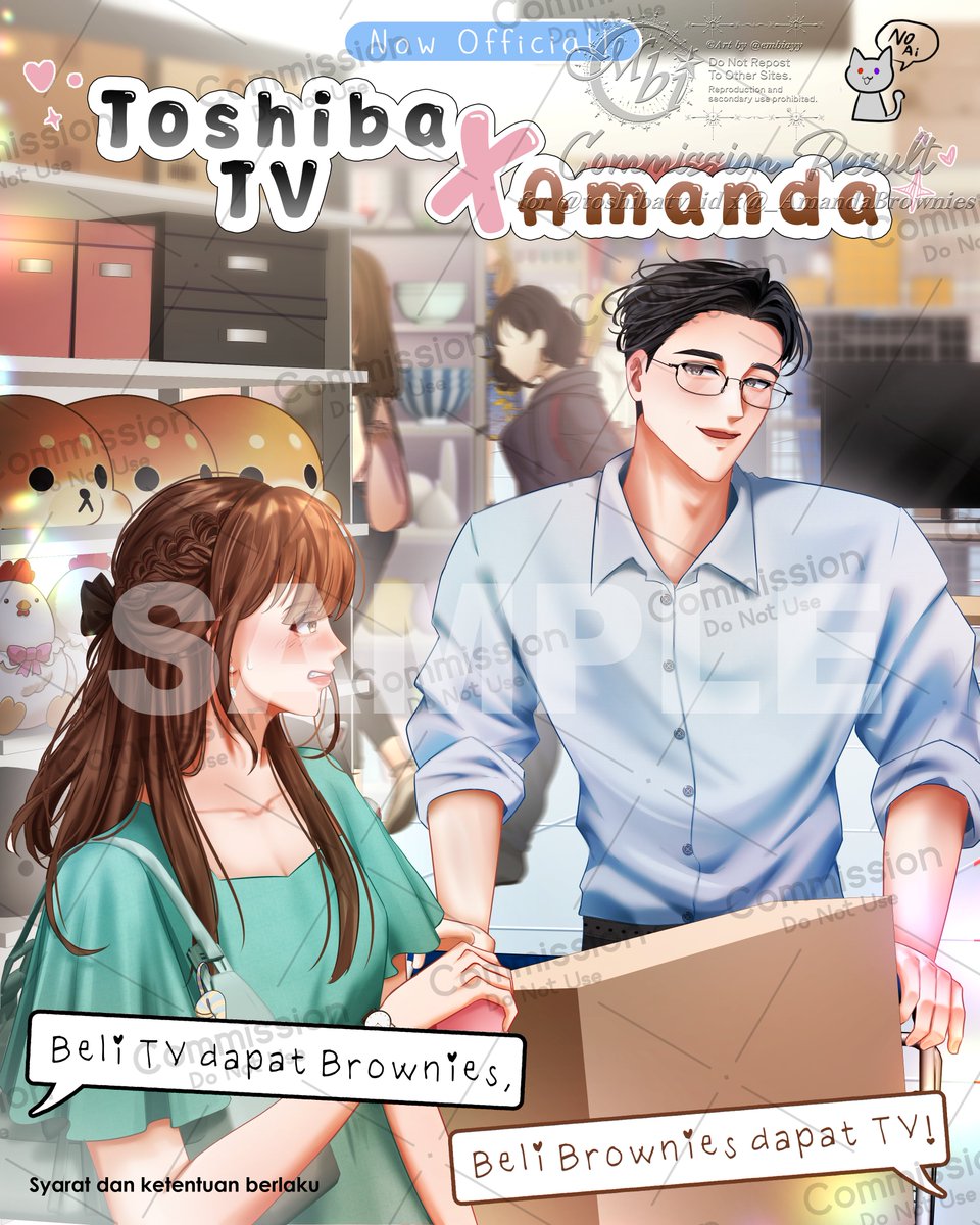embiayy's tweet photo. (♡︎+⟳ really appreciated! Tysm💜)
Hi!~ I was in charge of Toshiba TV x Amanda Brownies Main KV 💕
Thank you so much for the opportunity! gemes bgt ueue🥹✨
#AmandArt #ToshibArt #comMbission https://t.co/kEyYw793z2