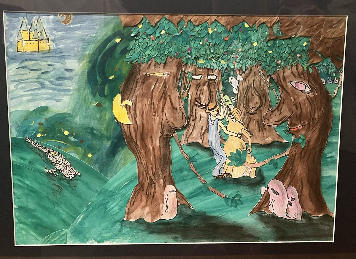 そういえば現物持ってる人少ないから自明じゃなかったかもしれないけど、飾られてた原画の木が4本囲んでる絵の使われてる場所はハイライン版MostのCD盤面&amp;トレイだったりします