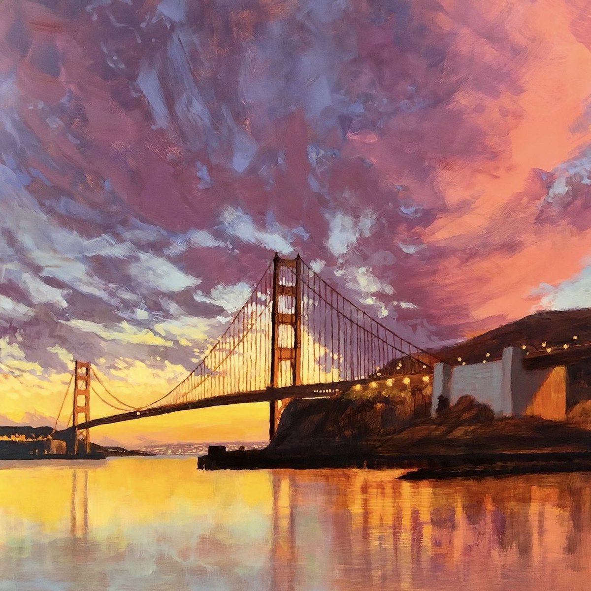 My painting GOLDEN GATE BRIDGE
