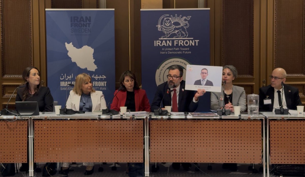 Vahid_Beheshti's tweet photo. Today, I began my speech at the Swedish Parliament by raising urgent concerns about the suspicious disappearance of my dear friend, Dr. Masood Masjoody, a respected political and human rights activist and prominent member of Iran Front.

We are deeply concerned for his safety and call for immediate collaboration and investigation to help find answers as soon as possible! 

#IRGCterrorists #IranRevolution2026 @MasoodMasjoody @Sverigesriksdag