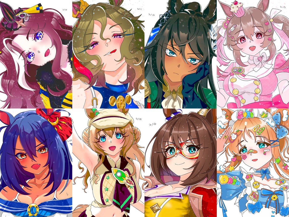 아무도관심없엇는데저혼자은밀하게진행한
❤️미국말8일챌린지❤️ 가 끝났습니다 ^~^
다들 그림 좋아해주시고 예쁘다고 해주셔서 감사합니다！！ 아메리칸사이즈의 꿈 붙잡아봐요~💖