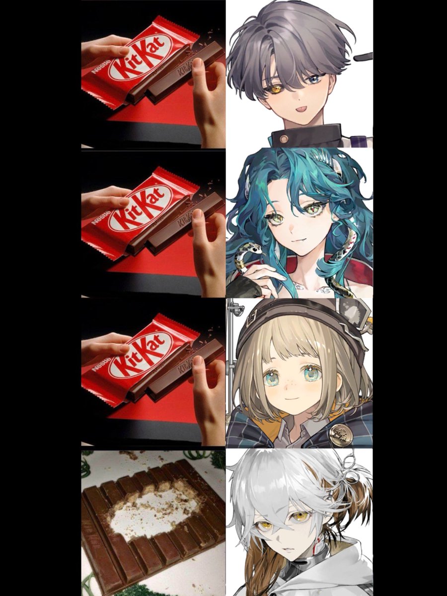 How do the staff members at the Comedic Research Institute – Laplace eat a KitKat?

#Reverse1999 #R1999Vibe