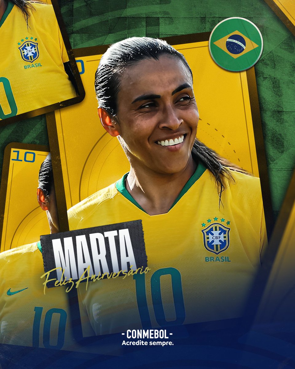 Símbolo do futebol mundial, orgulho da América do Sul! 🎂👑

#AcrediteSempre