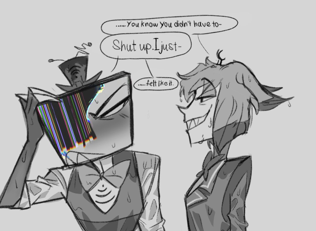 YwaiReN's tweet photo. #voxal #RadioStatic #HazbinHotel https://t.co/90kL6kfKdk