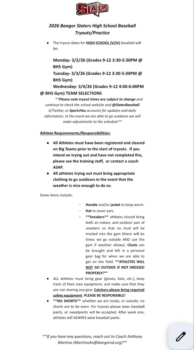 Slater Baseball tweet media