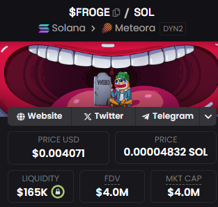 GM CT 

keep fading <a href="/FROGE69mg/">FROGE 69mg</a> 

and we keep chasing ATHs

Nft gonna cook btw position urself before its too late