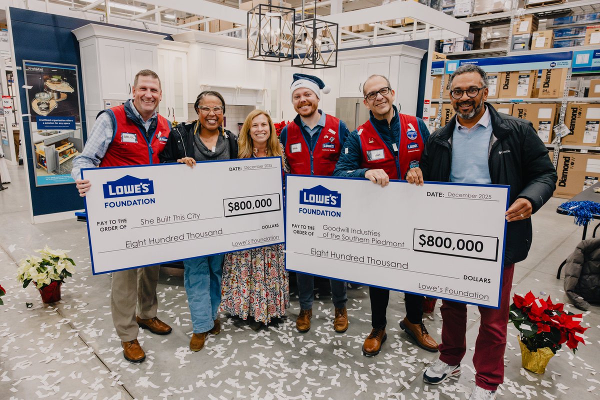 Lowe's Foundation tweet media