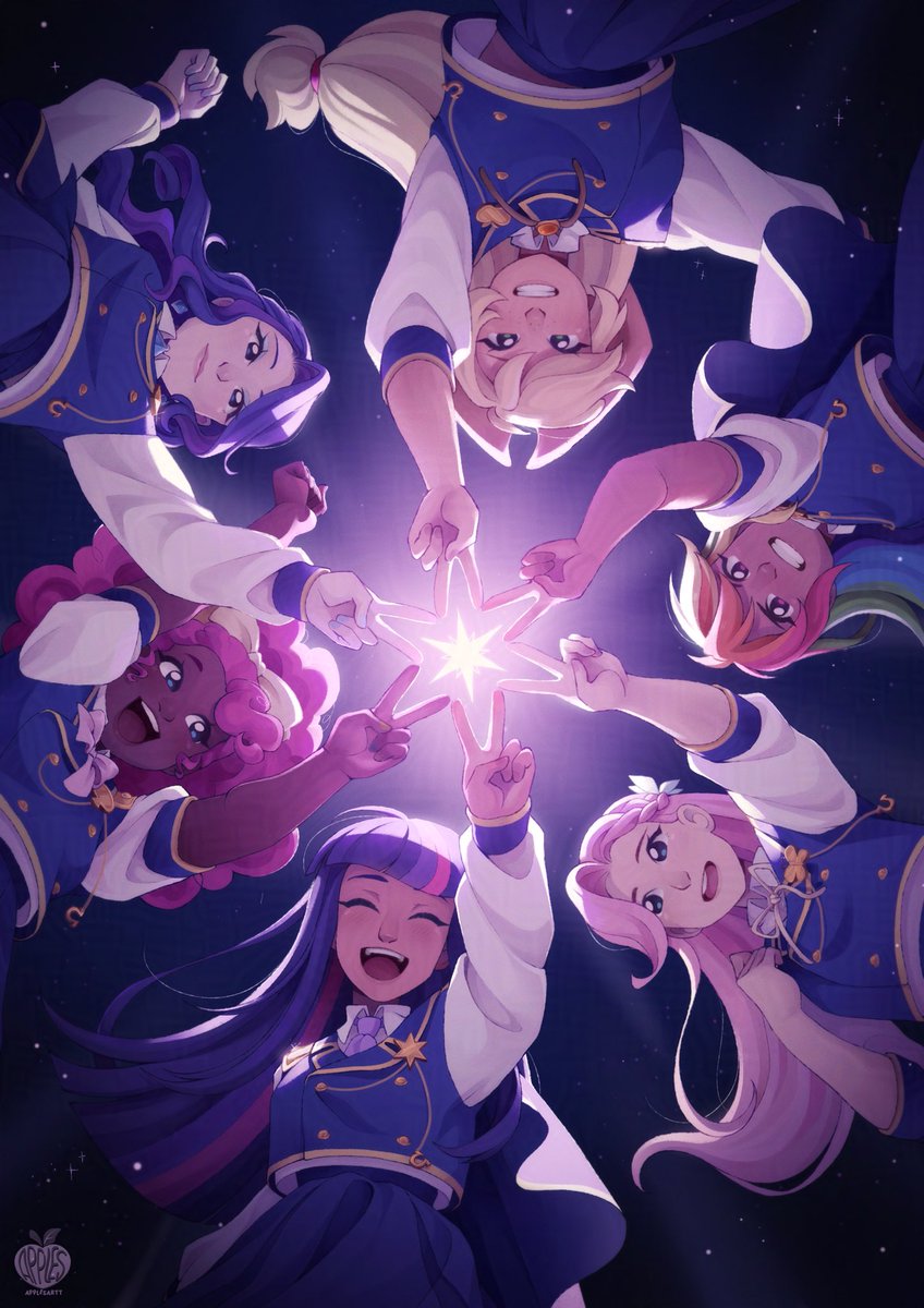 Back on my mane6 idol au stuffs 

For “A Spark for Us 2” mlp fanzine 

#mylittlepony