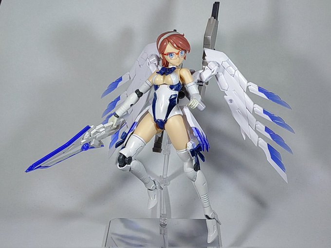 色替えしたおかげで一部のMSGがささりまくるようになった我が家の零武ちゃん。
#フレームアームズガール 