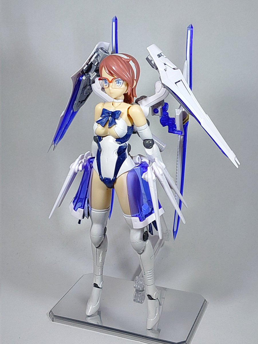 色替えしたおかげで一部のMSGがささりまくるようになった我が家の零武ちゃん。
#フレームアームズガール 