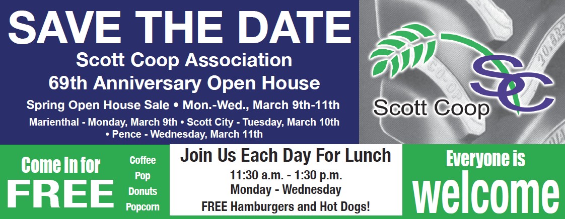 Open House 2026 - Save the Date! #ScottCoop