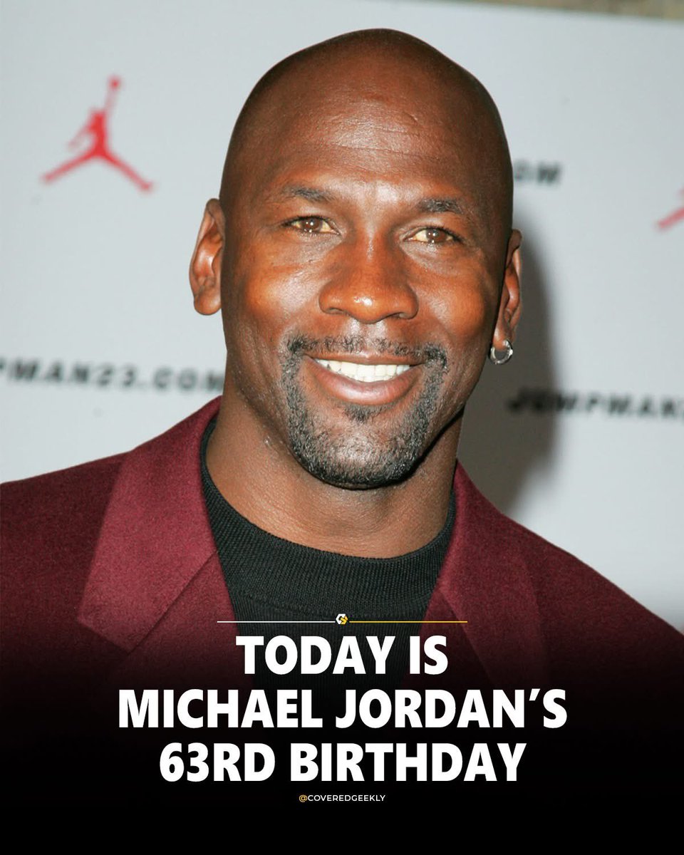 Happy 63rd Birthday to Michael Jordan! 🎉