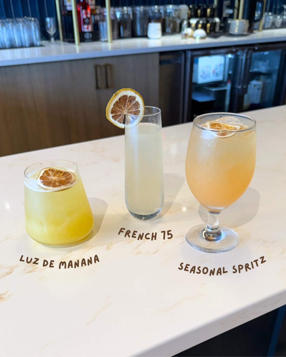 Warmer days are peeking through making it the perfect time to cheers refreshing cocktails and mocktails! 🍹🌞

🌟 Luz de Manana
🥂 French 75
🍹 Seasonal Spritz

#GoodEvans #NebraskaBrunch #OmahaDrinks #BrunchBar #Cocktails #Mocktails #Mimosas