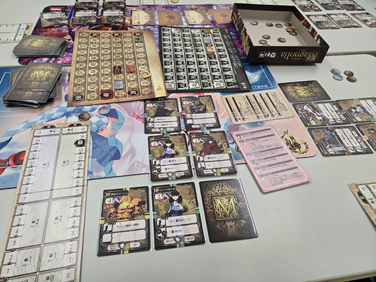 仕事終わりのボドゲ会2月第3週
・マグノリア

#ボドこし