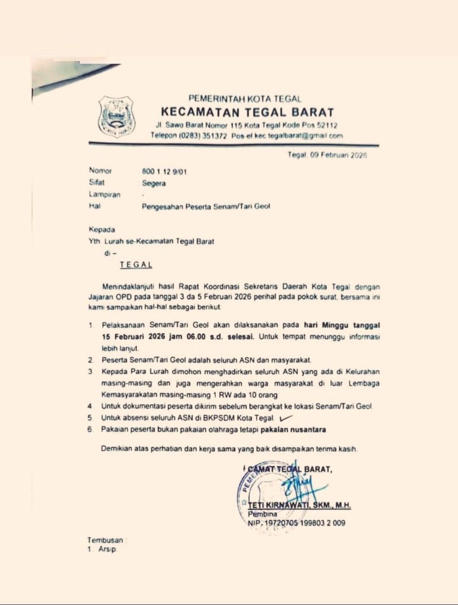 Terbongkar sappo, ternyata acara PSI kemarin dompleng acara Pemkot Tegal yg mengerakkan ASN.

Dan yg paling licik dan tak tau malu, warga dan ASN yg datang ke acara tersebut diklaim termul <a href="/DedynurPalakka/">Dedy Nur</a> <a href="/DianSandiU/">Dian Sandi Utama</a> <a href="/sigitwid/">Sigit Widodo ◇ ꦱꦶꦒꦶꦠ꧀ꦮꦶꦢꦺꦴꦢꦺꦴ</a> dkk datang Krn Jokowi.

Asu tenan, Jokowinya penipu