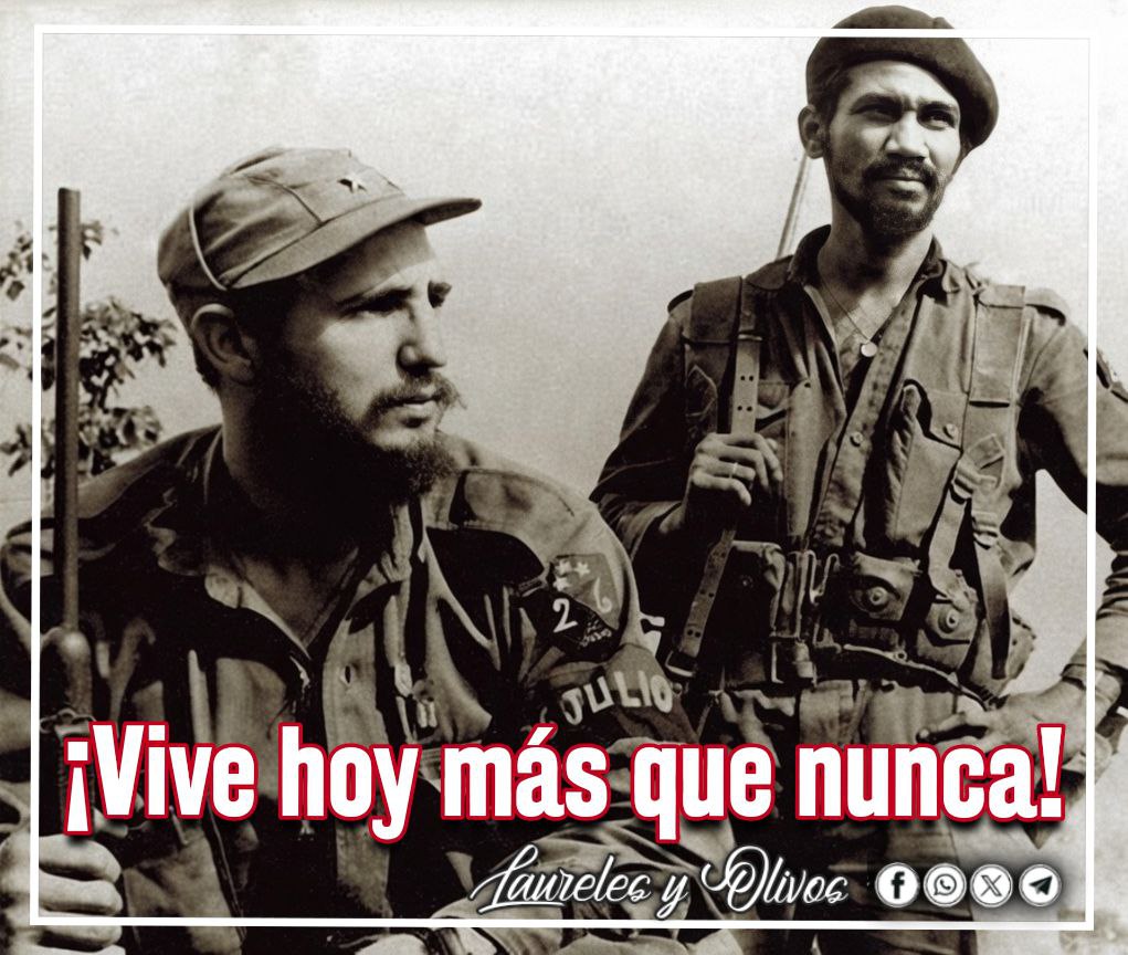 Siempre acompañó a nuestro Comandante en Jefe.
