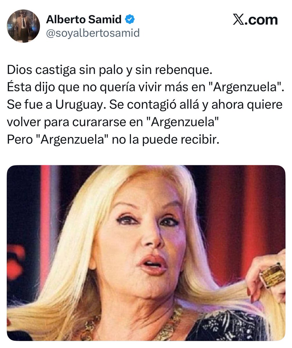 <a href="/soyalbertosamid/">Alberto Samid</a> Reventá, gordo papudo.