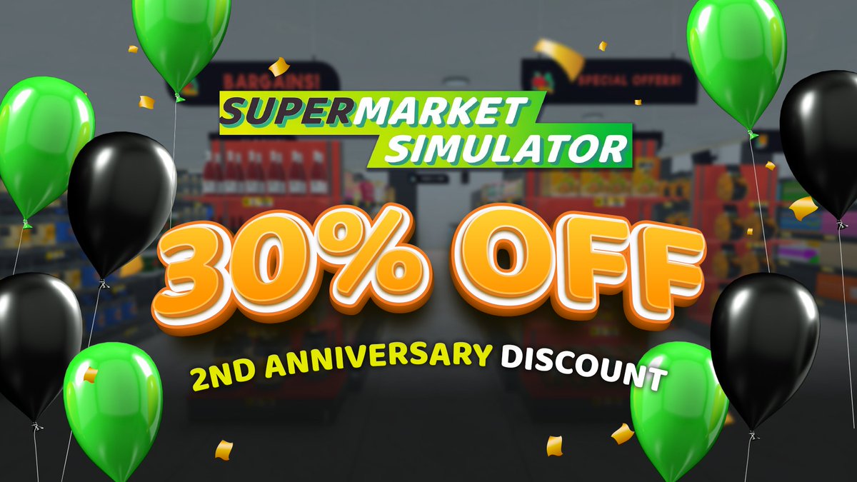 Supermarket Simulator 🛒 tweet media