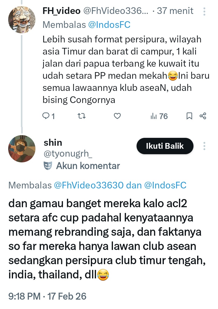Indos FC tweet media