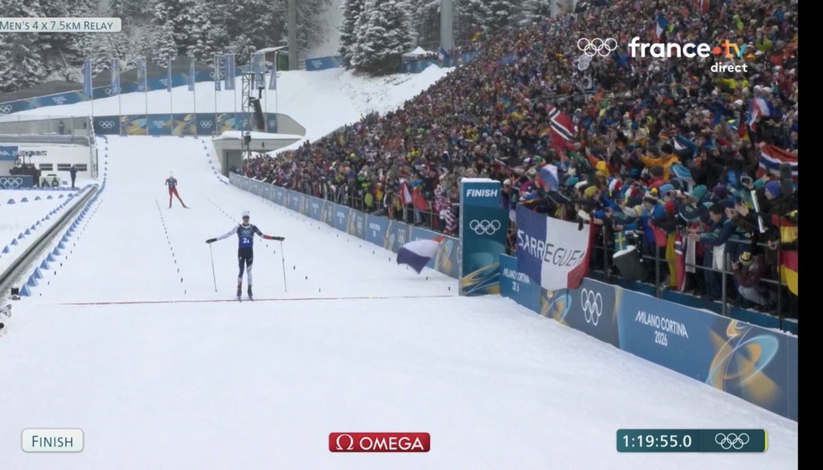 NelsonCarterJr's tweet photo. 🔔 ILS L’ONT FAIT !!!!! 🇫🇷 
#MilanoCortina2026 https://t.co/1J5mAgLWEr