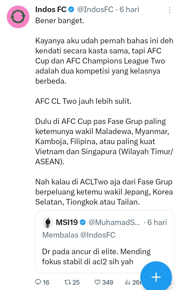 Indos FC tweet media