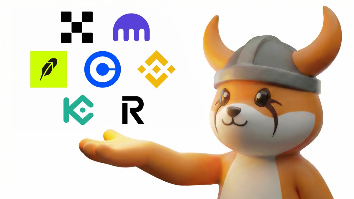 You can buy $FLOKI on:

Binance.
Coinbase.
OKX.
KuCoin.
Robinhood.
Revolut.
Kraken.

Normie access wins bull markets.