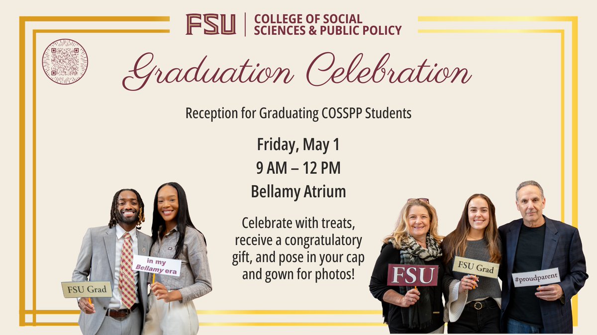 FSU College of Social Sciences and Public Policy tweet media